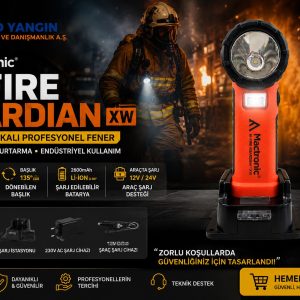 MACTRONIC M-FIRE GUARDIAN XW Atex Fener, 240 LM