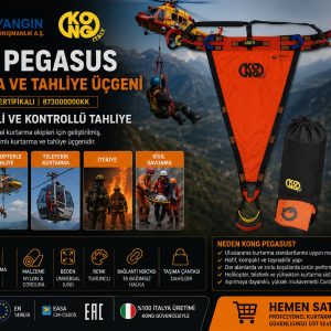 KONG Pegasus Kurtarma ve Tahliye Üçgeni – EN 1498/B | EAC Sertifikalı 873000000KK