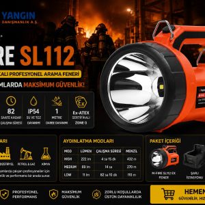 MACTRONIC M FIRE SL112 Fener, 222 LÜMEN